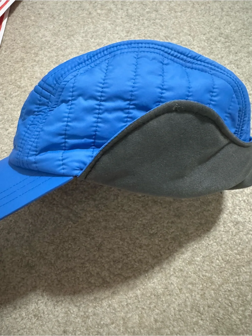 Fjällräven Expedition Lätt Cap Blue Fold Down Ear Flap Outdoor Gorpcore-L/XL - Picture 6 of 10